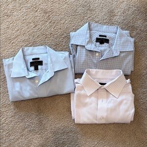 Jos. A. Bank Men's Blue and White Dress Shirts